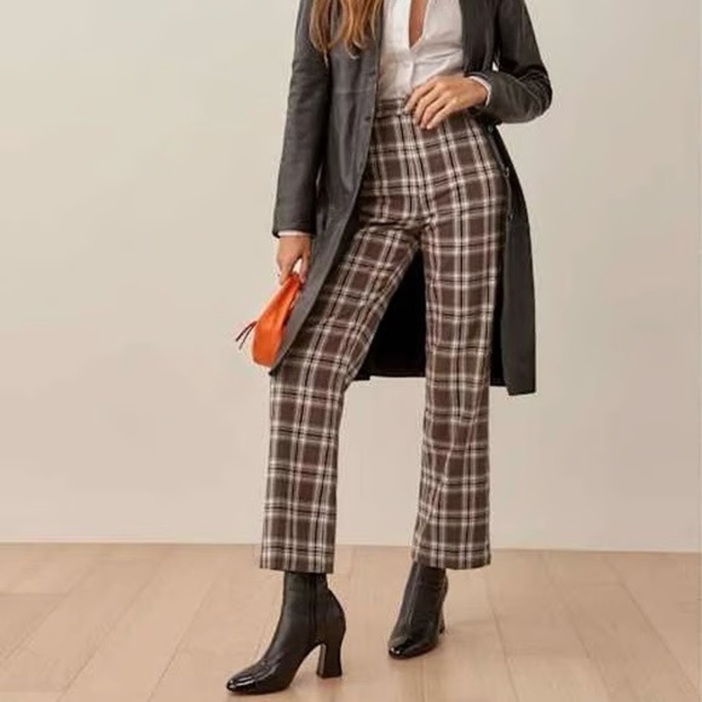 Reformation Franklin Plaid Pants (4)
